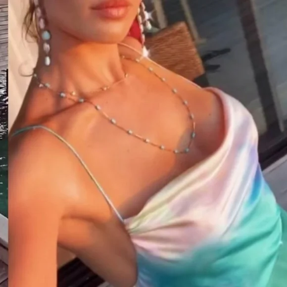 Retrofete Marlene Dress in Multi Tie Dye - Picture 7 of 17